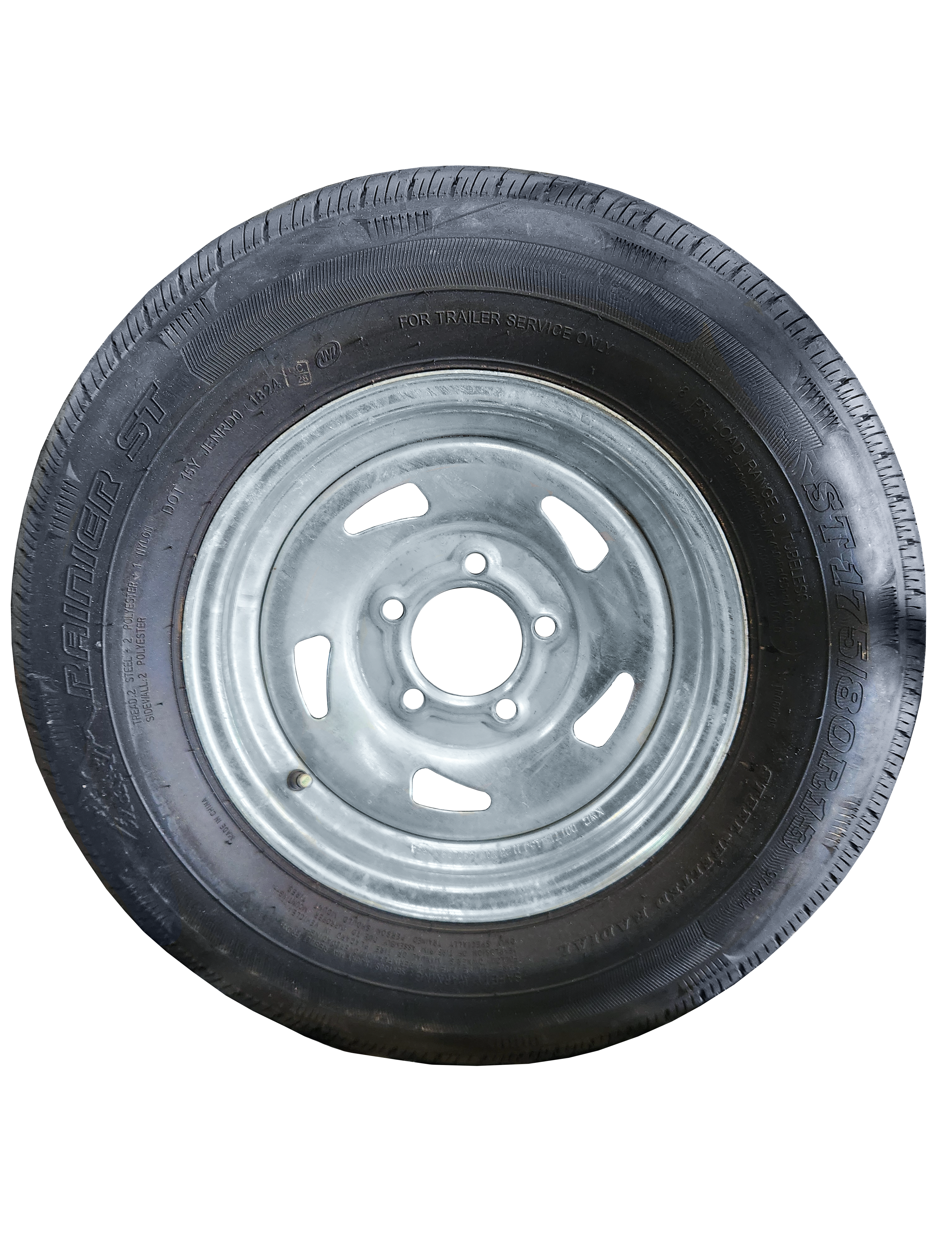 ST175/80R13 Directional Galvanized wheel and Tire Assembly