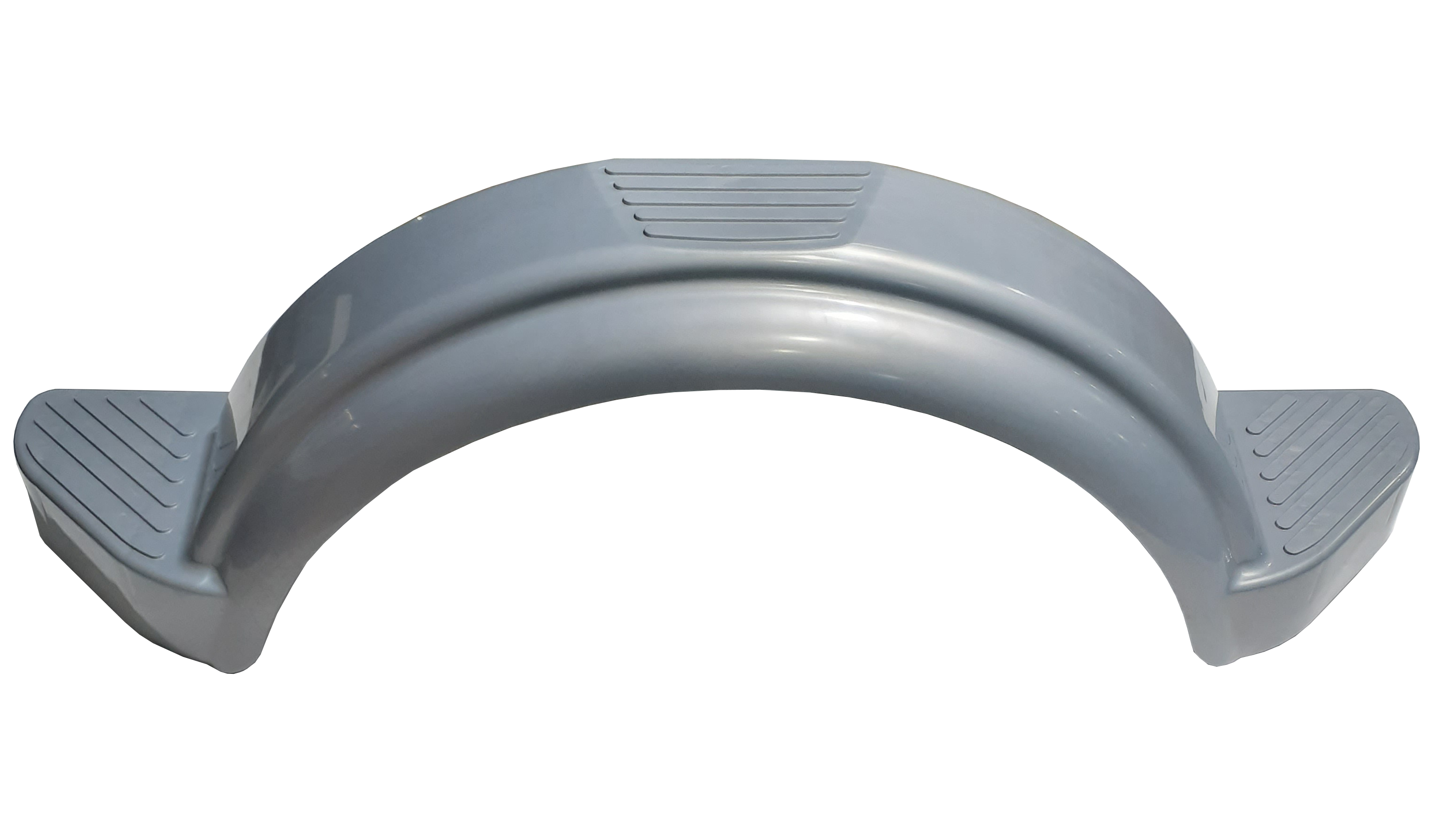 Grey Plastic Fender w/step - 13"