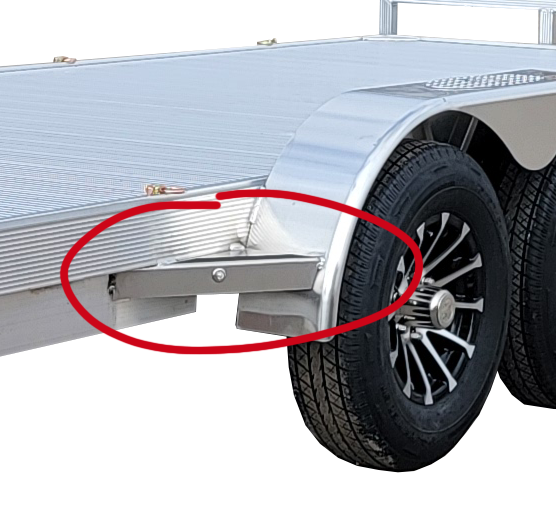 Rear Fender Step Aluminum