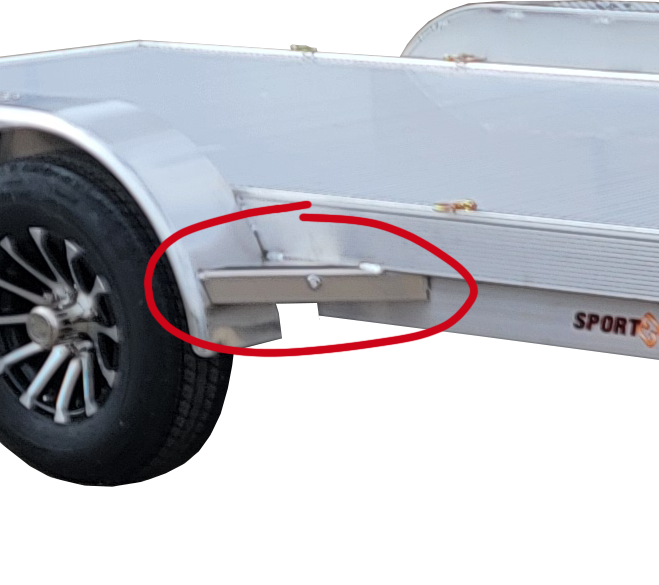 Front Fender Step Aluminum