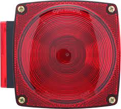Square LED Tail Light Driver Side