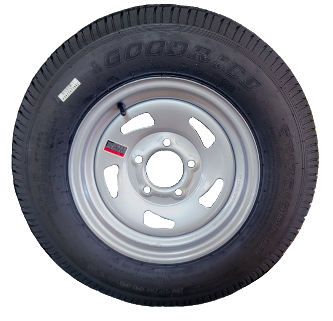 ST175/80R13 Directional Silver Wheel & Tire