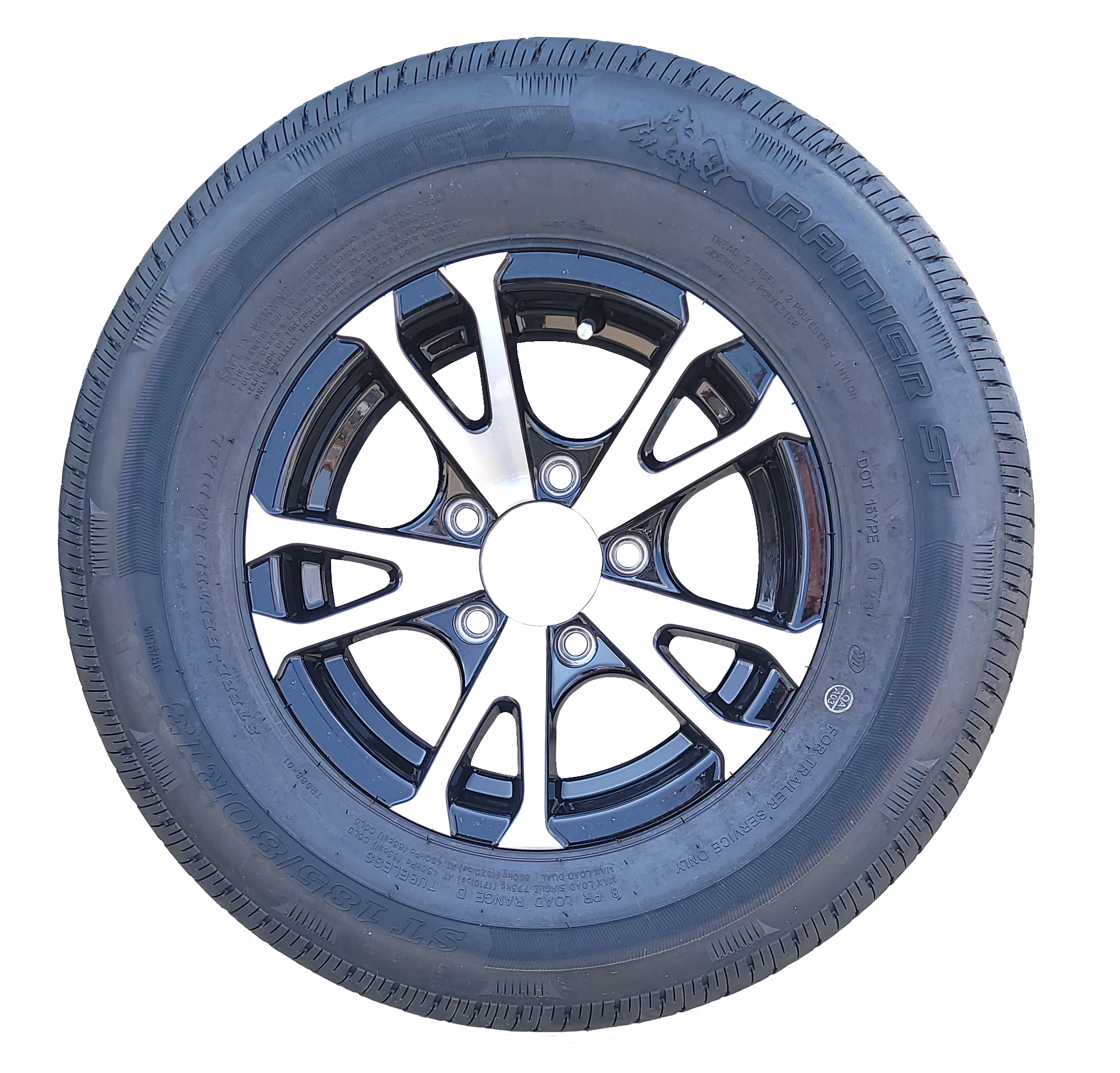 ST185/80R13 Aluminum Wheel & Tire