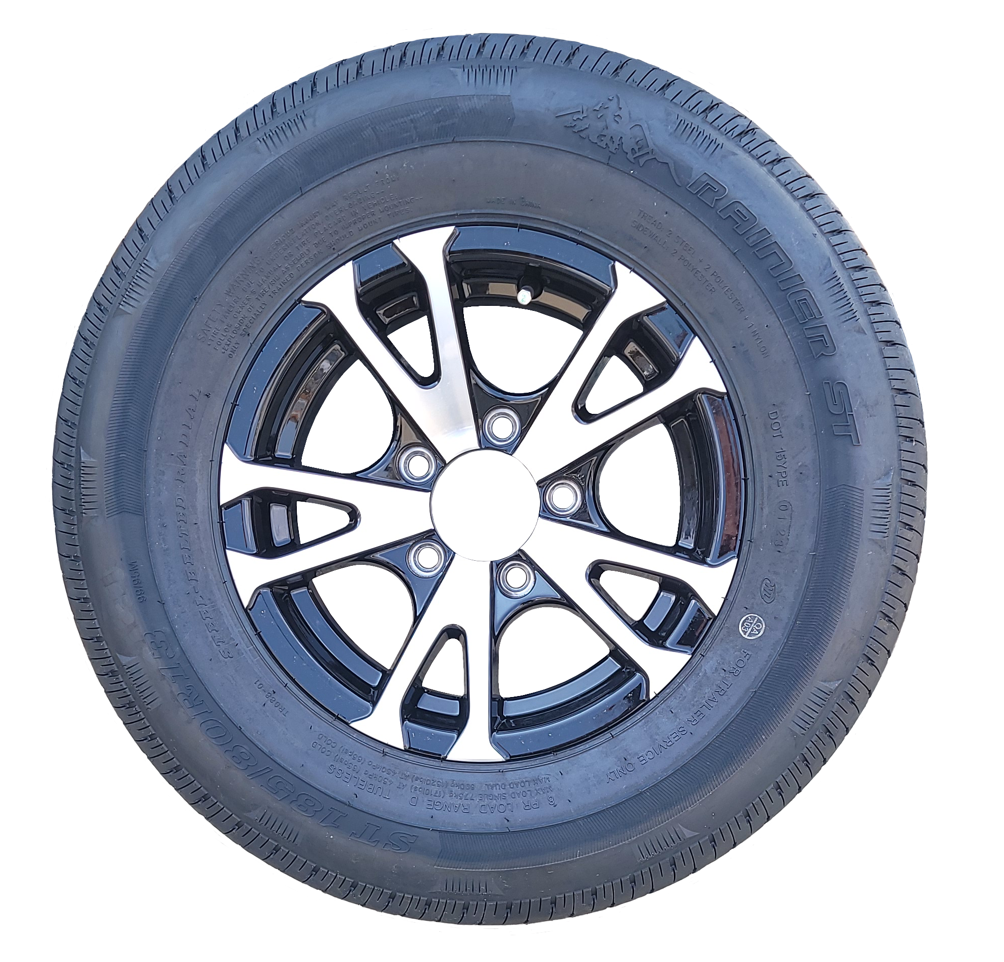 ST175/80R13 Aluminum Wheel & Tire