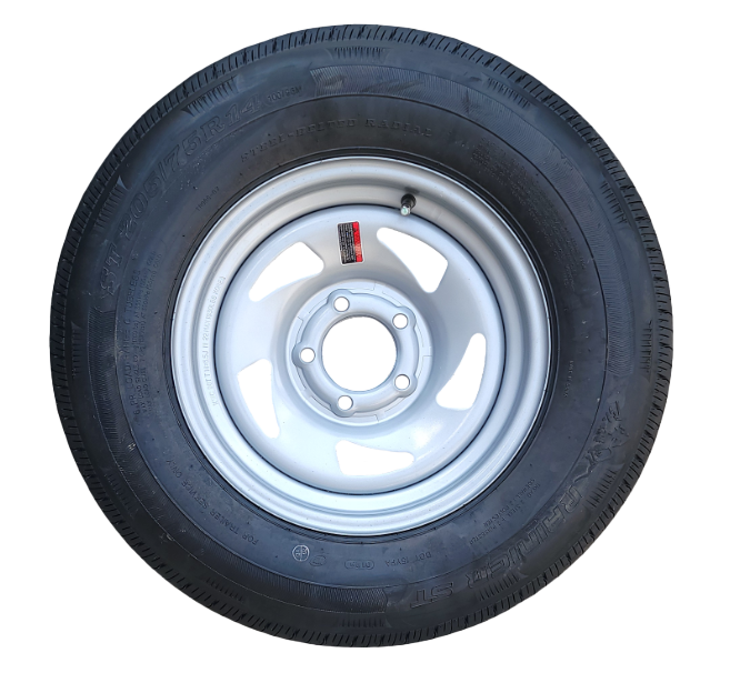 ST225/75R15 Directional Silver Wheel & Tire