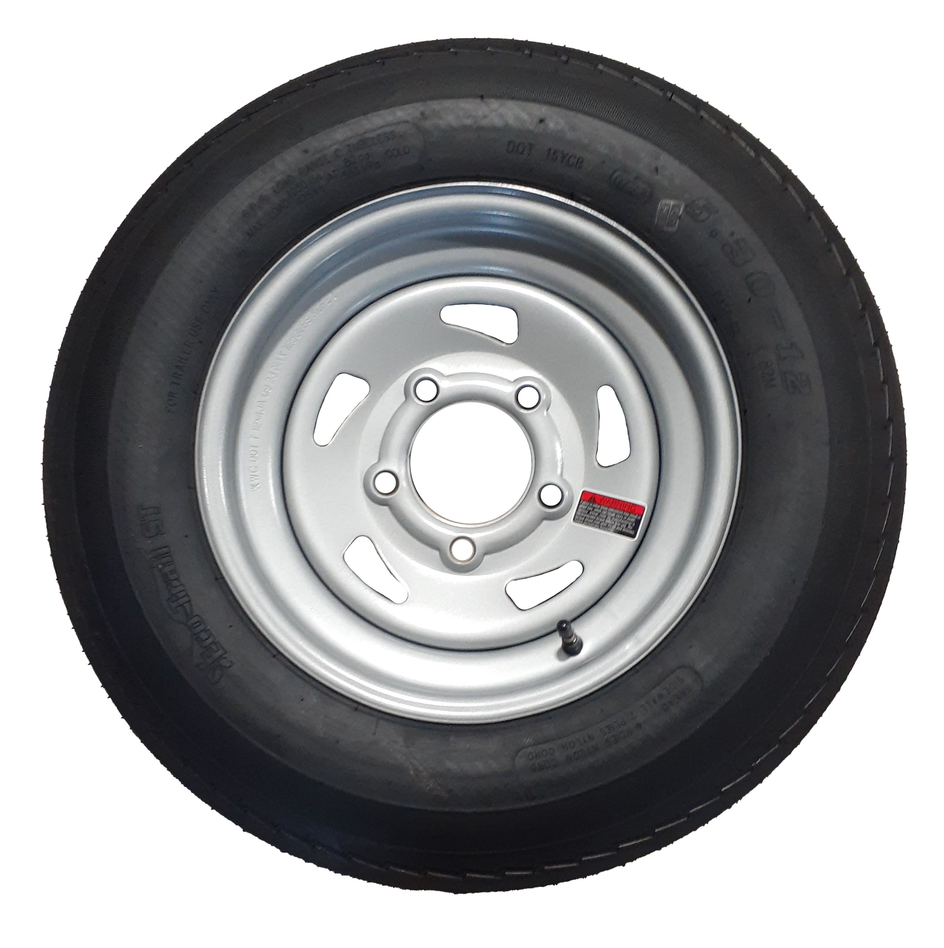 5.30 x 12 Directional Silver Wheel & Tire