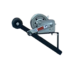 Small Boat Winch Bracket w/ 600# Winch -Painted