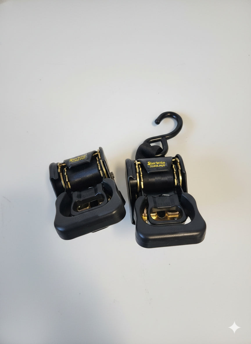 Retractable Tie Down 2" (PAIR)